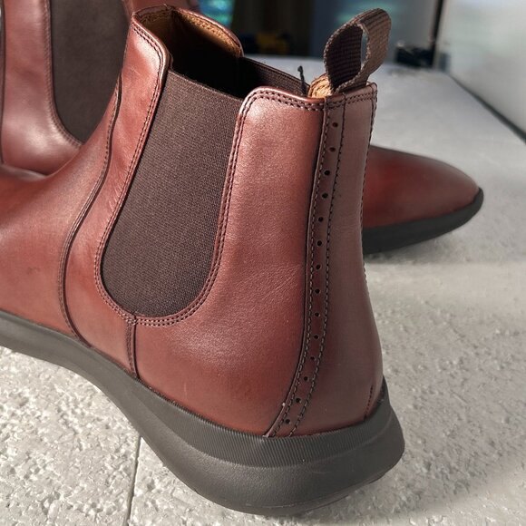 Johnston & Murphy NWOT SZ 11 Mens Brown Leather Chelsea Boot Heritage Old Money - Picture 7 of 10